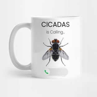 "Cicadas is Calling - Fantastic Realism Fly Mug